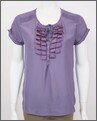 Silky Top With Frill Detail Maison Scotch AW11