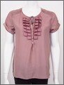 Silky Top With Frill Detail Maison Scotch AW11
