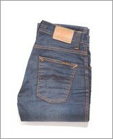 NUDIE JEANS SLIM JIM GLACIER INDIGO DENIM JEANS SPRING SUMMER 2011