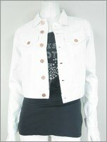 ACNE CLOTHING TAG DENIM JACKET SPRING SUMMER 2011