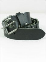 Black studded belt