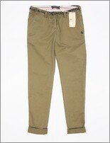 Khaki Trousers Maison Scotch AW11