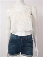 Lipsy Pixie Beaded Crop Top Spring Summer 2011