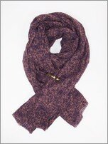 Printed Woolen Scarf Maison Scotch AW11