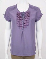 Silky Top With Frill Detail Maison Scotch AW11