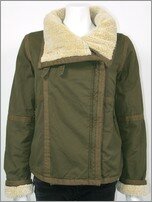 Teddy Lined Aviator Jacket Maison Scotch AW11