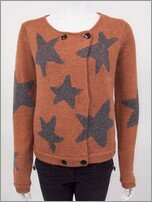 Star Patterned Cardigan Maison Scotch AW11