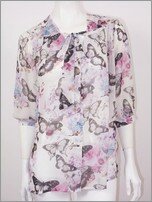 Butterfly Pussy Bow Blouse lipsy Spring Summer 2011 Collection